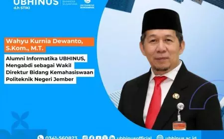 Alumni Informatika UBHINUS, Mengabdi sebagai Wakil Direktur Bidang Kemahasiswaan Politeknik Negeri Jember
