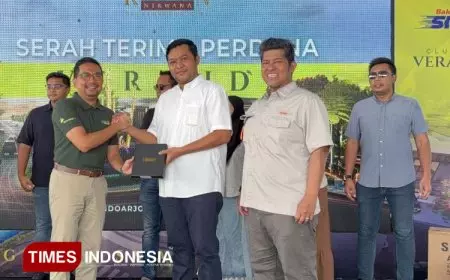 Kahuripan Nirwana Serah Terima Perdana Cluster Veranda
