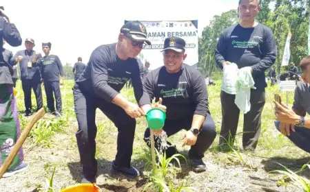 Gandeng Forkopimda, Perhutani Banyuwangi Barat Tanam Ratusan Ribu Tanaman Hutan