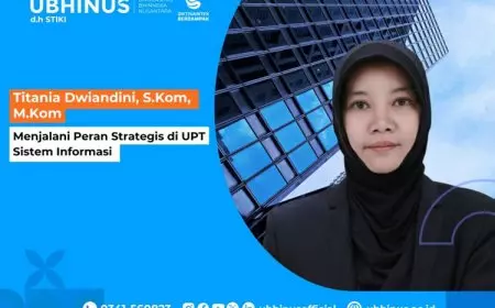 Titania Dwiandini, S.Kom, M.Kom Menjalani Peran Strategis di UPT Sistem Informasi