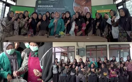 Mahasiswa Magister Peternakan Unisma Olah Hasil Susu Lewat Pengabdian Masyarakat di Toyomarto