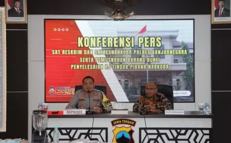 Polres Banjarnegara Ungkap 120 Kasus Sepanjang Tahun 2025, Ini Rinciannya