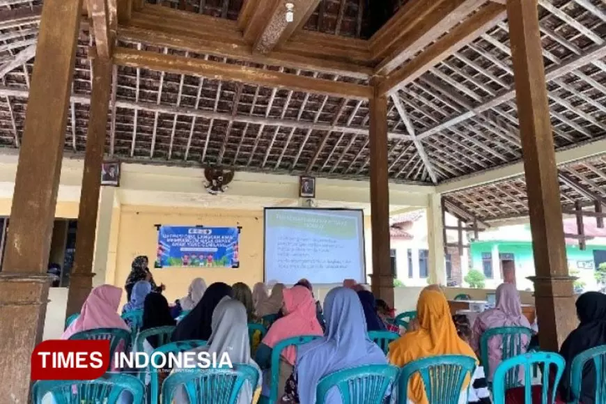 Mahasiswa KKN Unipma Madiun Gelar Sosialisasi Deteksi Tumbuh Kembang Anak Usia Dini di Desa Gandri