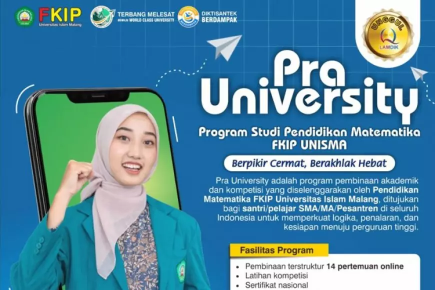 Program Pra University Pendidikan Matematika FKIP Unisma Resmi Dibuka