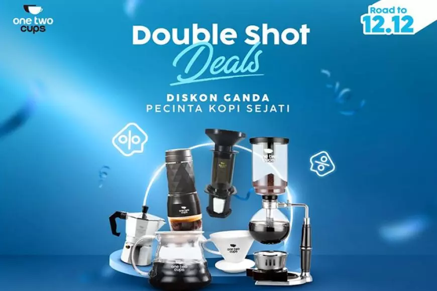 Home Cafe Jadi Tren Favorit 2025: One Two Cups Penuhi Lifestyle Ngopi dari Rumah dengan Promo Belanja 12.12