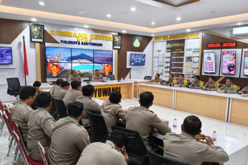 Polresta Banyuwangi Optimalkan Peran Bhabinkamtibmas dalam Pengamanan Nataru