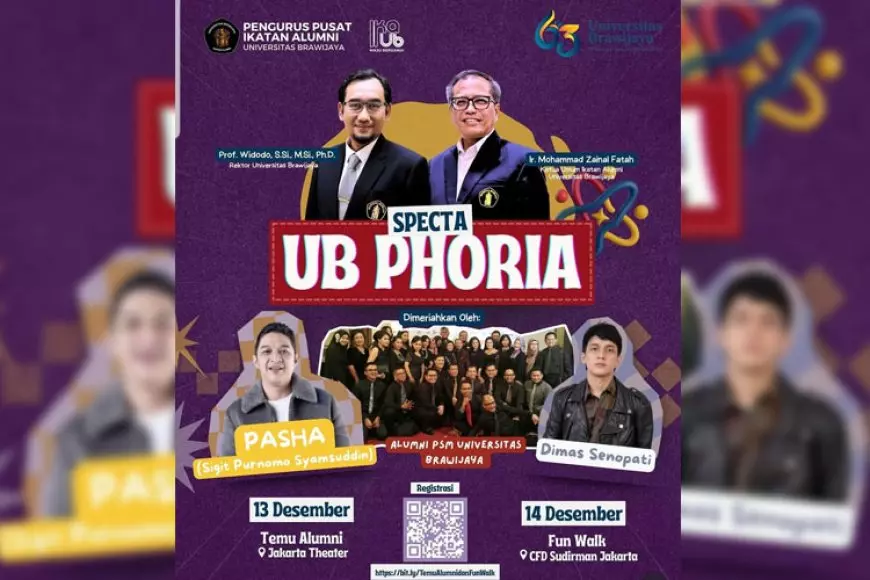 Alumni UB Wajib Hadir, Specta UB Phoria 2025: Ajang Reuni Akbar dan Kebersamaan