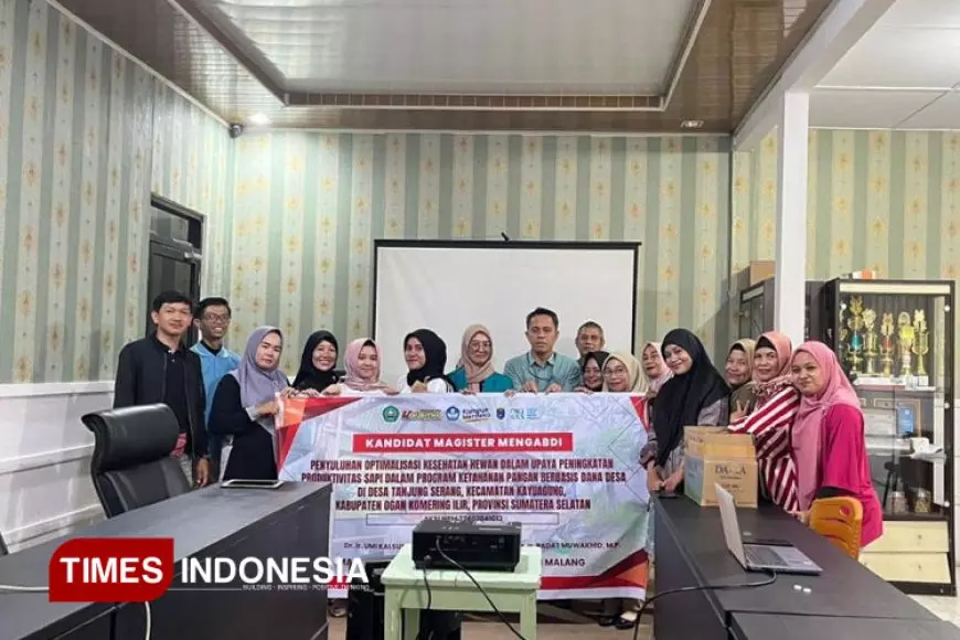 Penyuluhan Optimalisasi Kesehatan Hewan Untuk Peningkatan Produktivitas Sapi dalam Program Ketahanan Pangan Berbasis Dana Desa di Desa Tanjung Serang