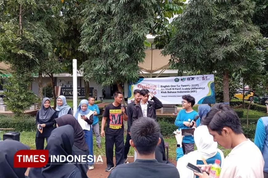 Serunya Game Treasure Hunt Lintas Bahasa Pada Outing Class Program Bahasa LPBA-BIPA Unisma