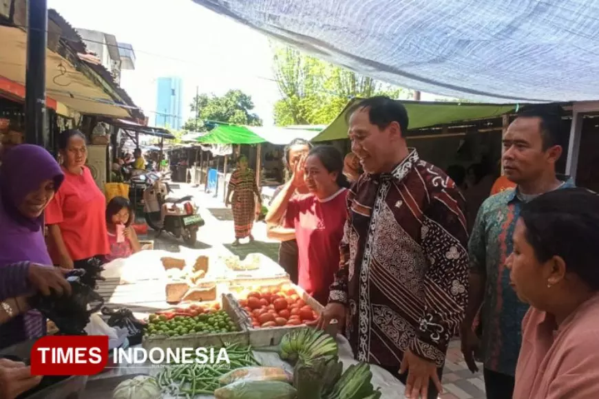 Sidak Pasar Wonorejo, Bambang Haryo Pantau Fluktuasi Harga Jelang Nataru