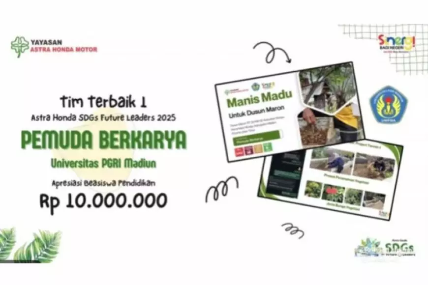 Inovasi Sosial UNIPMA Tumbangkan Tim Nasional, “Pemuda Berkarya” Juara Astra Honda SDGs Future Leaders 2025