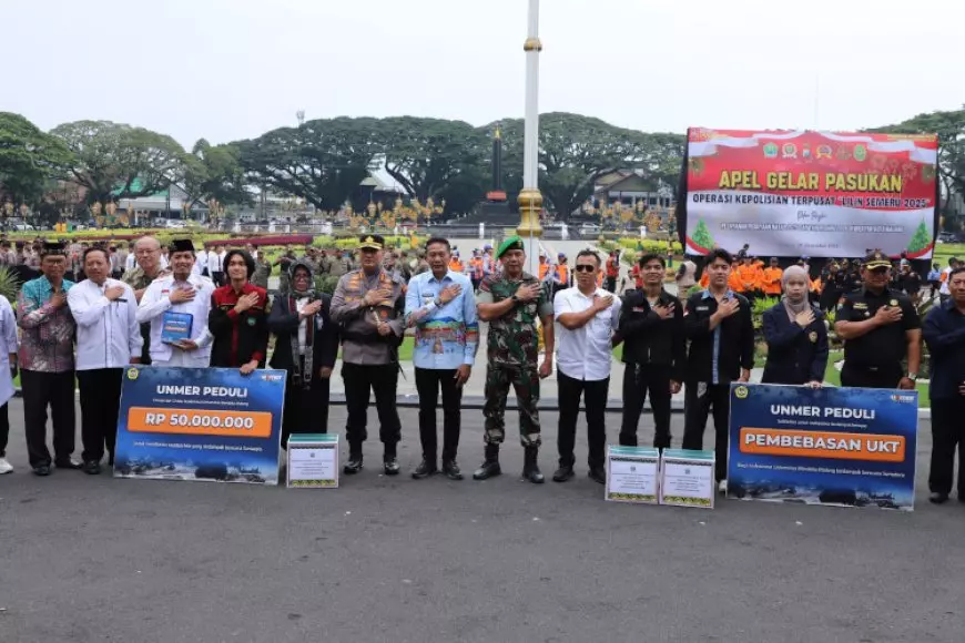 Polresta Malang Kota Gelar Apel Ops Lilin Semeru 2025, Siapkan Pengamanan Natal dan Tahun Baru