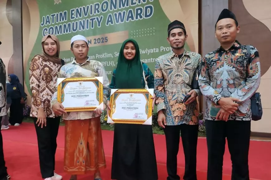 Lestarikan Lingkungan: Ponpes Ra’iyatul Husnan Bondowoso Raih Penghargaan Eco Pesantren
