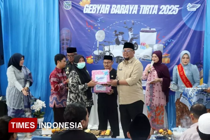 Pelanggan Taat Bayar Dapat Hadiah Menarik dari PDAM Tirta Anom Kota Banjar