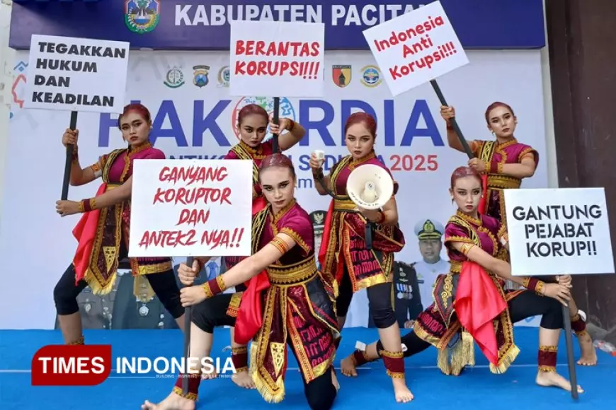 SMPN 1 Tegalombo Pacitan Sabet Juara 2 Tari Kreasi Antikorupsi