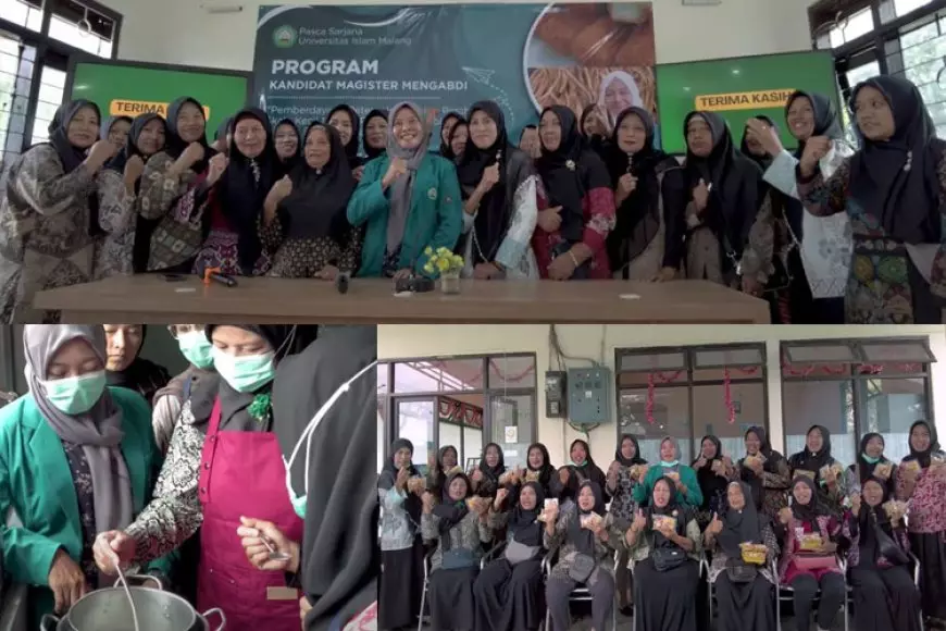 Mahasiswa Magister Peternakan Unisma Olah Hasil Susu Lewat Pengabdian Masyarakat di Toyomarto