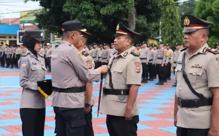 Rotasi Jabatan dan Kenaikan Pangkat Warnai Awal Tahun 2026 di Polres Majalengka