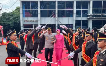 Kombes Pol Putu Kholis Aryana Resmi Jabat Kapolresta Malang Kota, Tegaskan Komitmen Junjung HAM