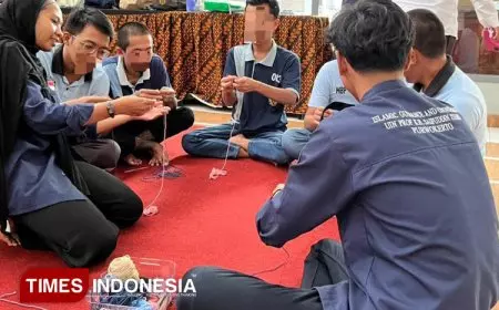 Warga Binaan Rutan Banjarnegara Ikuti Pelatihan Merajut Benang