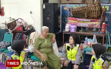 Polresta Pati Gelar Trauma Healing Korban Banjir Juwana