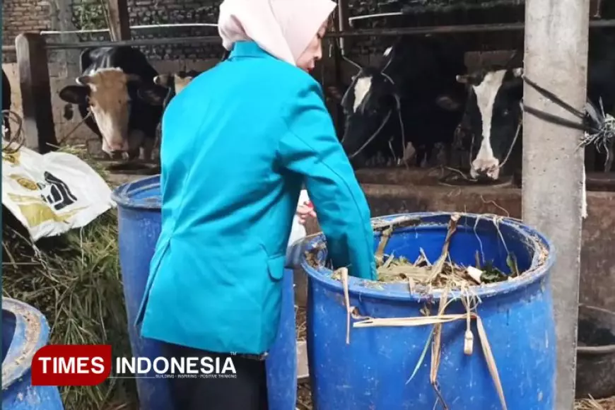 Pengabdian Masyarakat Mahasiswa Magister Peternakan UNISMA pada Kelompok Peternak Sapi Perah