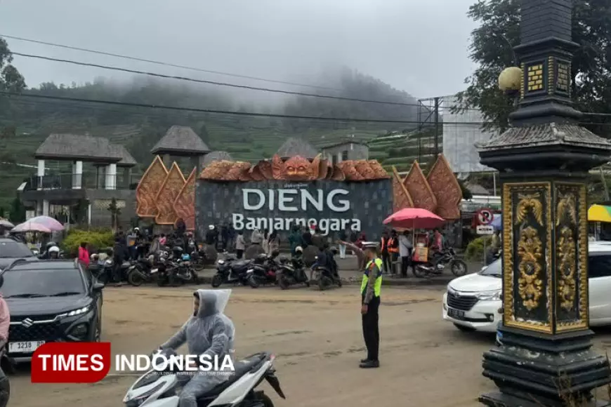Polres Banjarnegara Lakukan Patroli di Obyek Wisata pada Puncak Akhir Libur Nataru
