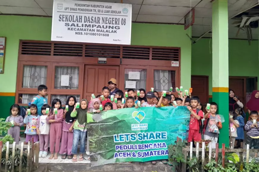 Tak Lelah Bantu Masyarakat, Lets Share Indonesia Turun ke Bencana Sumatra