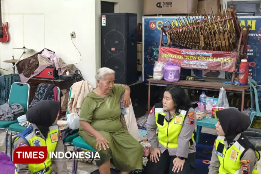 Polresta Pati Gelar Trauma Healing Korban Banjir Juwana