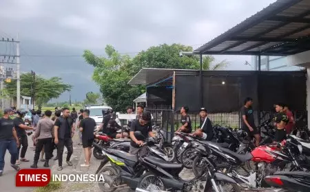 Polisi Bubarkan Balap Liar di Probolinggo, 21 Motor Diamankan dan Pelaku Diberi Pembinaan