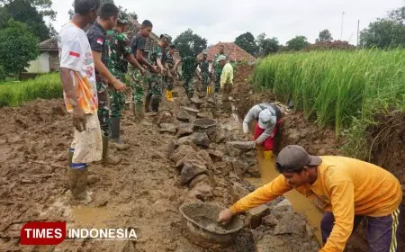 Percepat Akses Warga, Satgas TMMD Kodim 0617/Majalengka Ngebut Bangun Jalan 1 Km