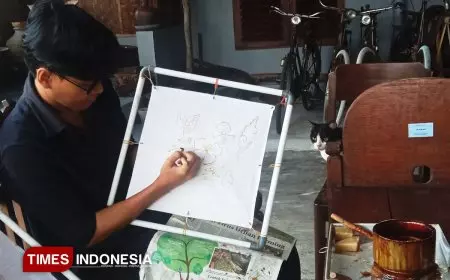 Ngabubatik di LKP Soendari Batik, Alternatif Ngabuburit Produktif di Kota Malang