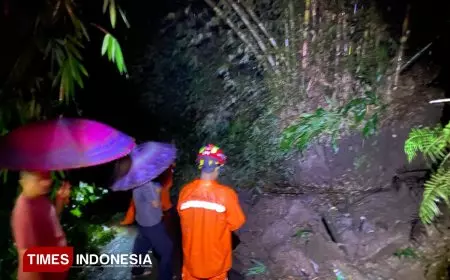 Hujan Deras Sebabkan Longsor Sejumlah Titik, Warga Bondowoso Diminta Waspada