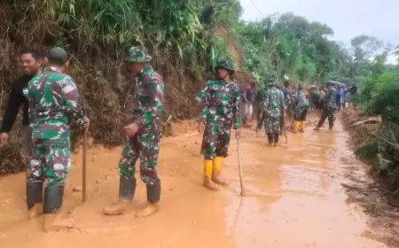 Hujan Deras Picu Longsor di Ngrayun Ponorogo, Akses Baosan Lor–Baosan Kidul Sempat Lumpuh