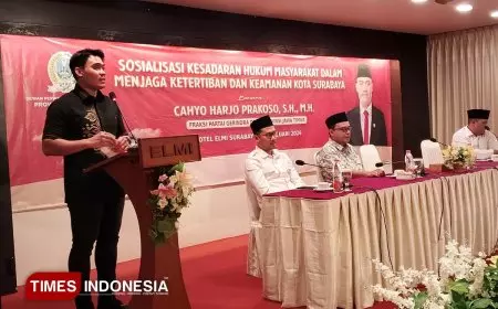 DPRD Jatim Ajak Masyarakat Tingkatkan Kesadaran Hukum Demi Ketertiban Bersama