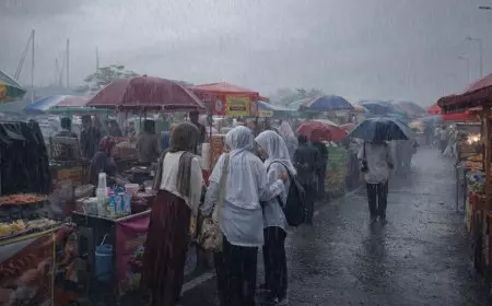 BMKG Prediksi Hujan Lebat Guyur Banyuwangi hingga 28 Februari 2026