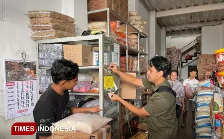 Sosialisasi HET Sembako di Pasar Minulyo, Polres Pacitan: Ada Pelanggaran Laporkan