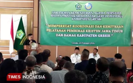 Kemenag Gresik Ingatkan Gereja Wajib Terdaftar dan Kantongi SKTL
