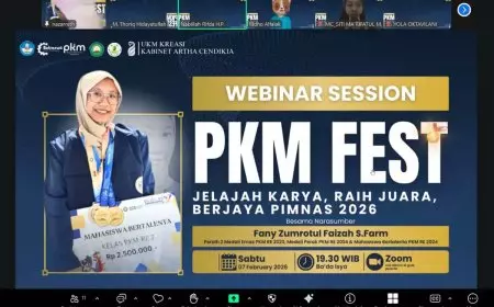 Menuju PIMNAS 2026, UKM KREASI UNISMA Perkuat Budaya Riset dan Inovasi Melalui Webinar PKM FEST 2026