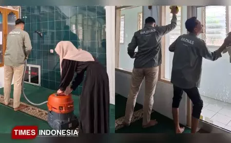 Dari Kampus untuk Umat: Awardee BCB UNISMA Gelar Aksi Bersih Masjid