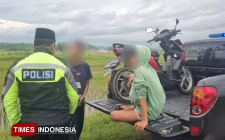 Polisi Tindak Aksi Balap Liar Remaja di Banyuwangi