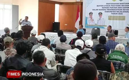 Dorong Swasembada Pangan, Pemkab Majalengka Terima Alsintan dan Pestisida Tahun 2025