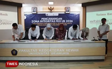 Wujudkan Wilayah Bebas Korupsi, FKH UB Resmi Canangkan Zona Integritas 2026