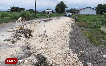 Jalur Nganguk-Pentil Rembang Rusak Parah, Mobilitas Warga Terhambat