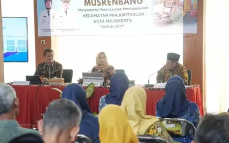 Wali Kota Mojokerto: Musrenbang Kecamatan Jadi Kunci Integrasi Usulan Warga