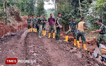 Satgas TMMD Majalengka Genjot Pengerasan Jalan, Akses Desa Kian Terbuka