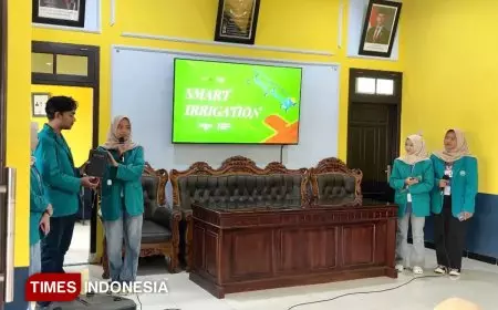Dorong Pertanian Modern, Kelompok 2 KSMT Wonoayu UNISMA Kenalkan Smart Farming dan Smart Irrigation