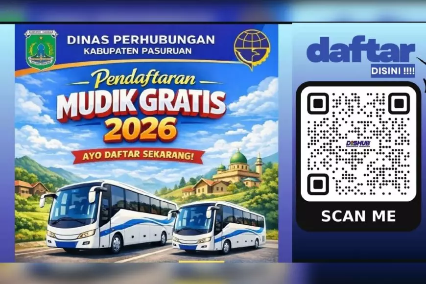 Pemkab Pasuruan Buka Mudik Gratis Lebaran 2026, Sediakan 6 Bus untuk 240 Penumpang