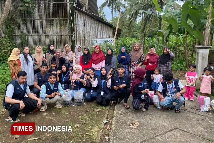 Dorong Kemandirian Ekonomi, Mahasiswa KSM UNISMA dan Ibu PKK Tanam Jahe di Dusun Konang