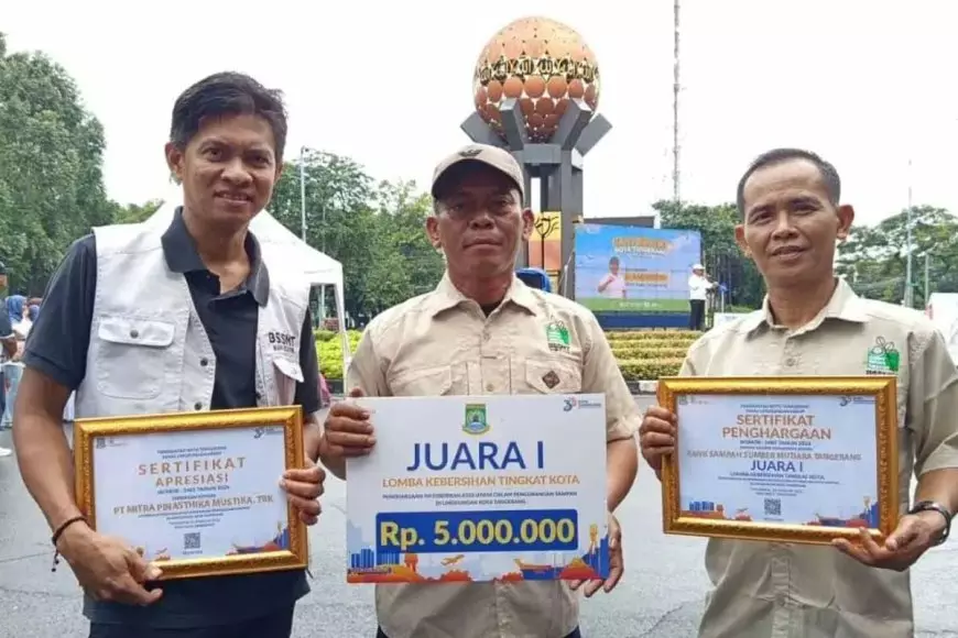 Bank Sampah Binaan MPMX Dinobatkan Sebagai yang Terbaik di Kota Tangerang