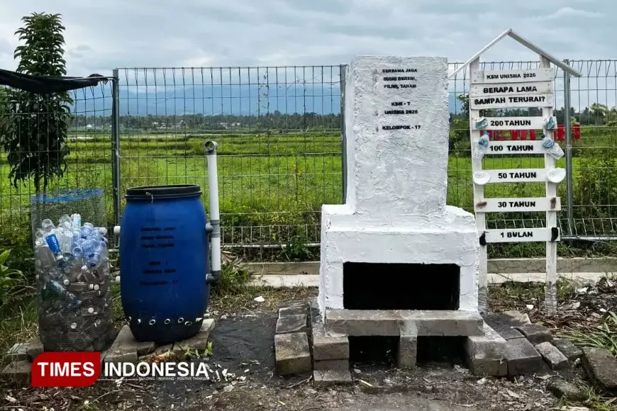 KSM UNISMA Hadirkan Edukasi Lingkungan Lewat Papan Informasi, Bank Sampah, dan Insinerator